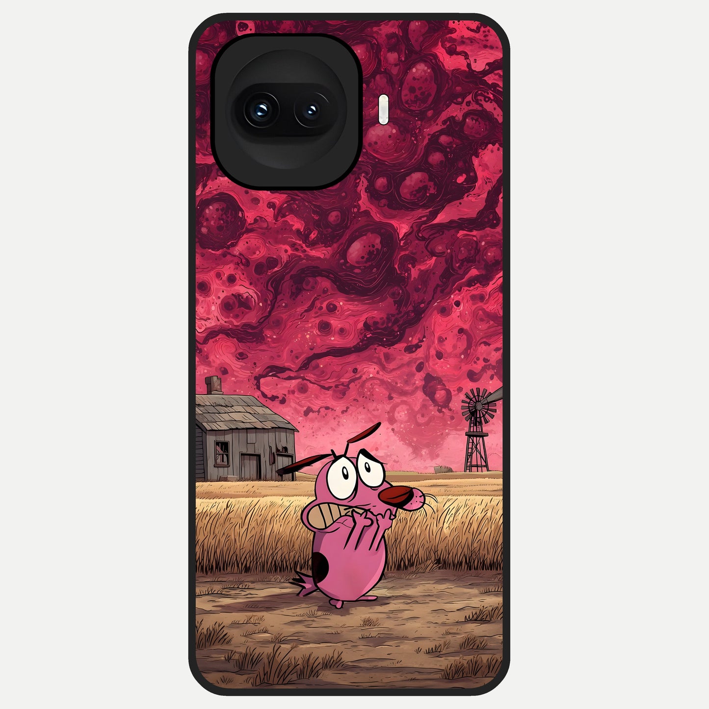  Courage Under Sky Glass Case for iQOO 15R back cover – full design glossy printed glass finish