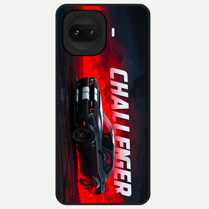 Crimson Challenger Fury Glass Case for iQOO 15R back cover – full design glossy printed glass finish