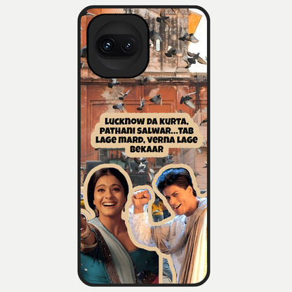  Desi Retro Vibes Glass Case for iQOO 15R back cover – full design glossy printed glass finish