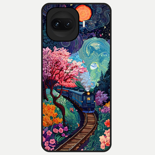  Digital Art Glass Case for iQOO 15R back cover – full design glossy printed glass finish
