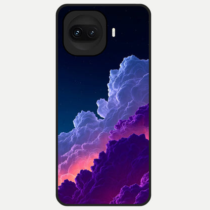  Dreamy Cloud Skies Glass Case for iQOO 15R back cover – full design glossy printed glass finish