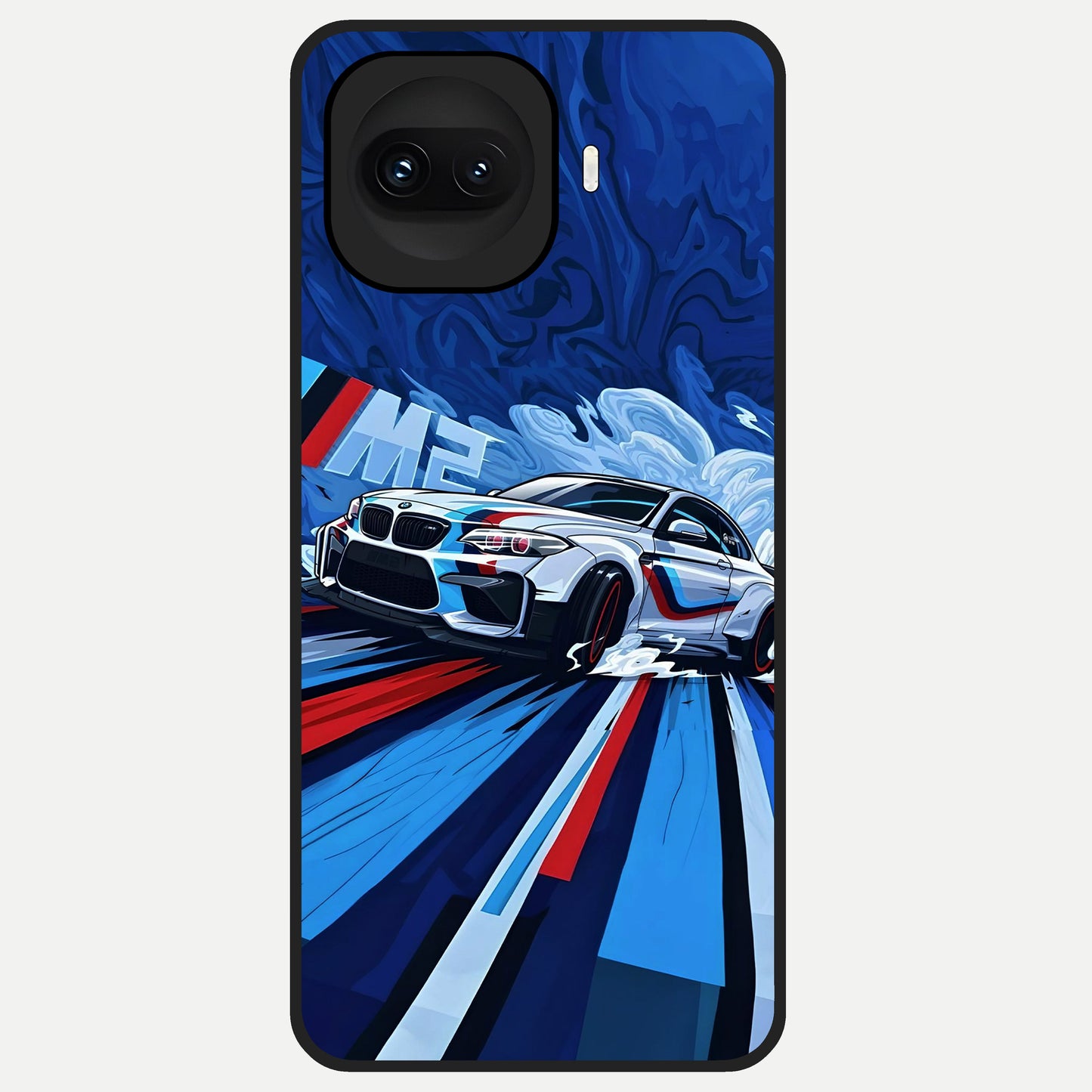  Drift Power Rush Glass Case for iQOO 15R back cover – full design glossy printed glass finish