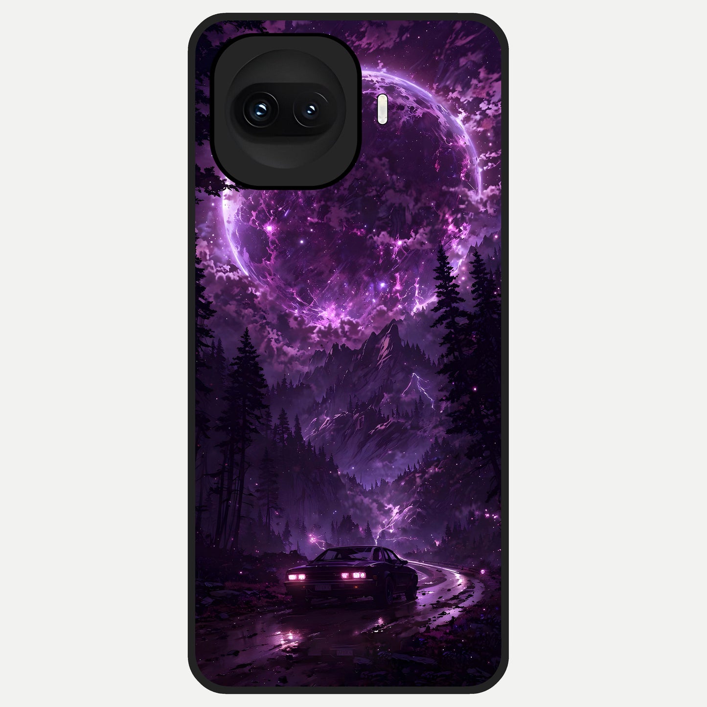  Eternal Cosmic Drive Glass Case for iQOO 15R back cover – full design glossy printed glass finish