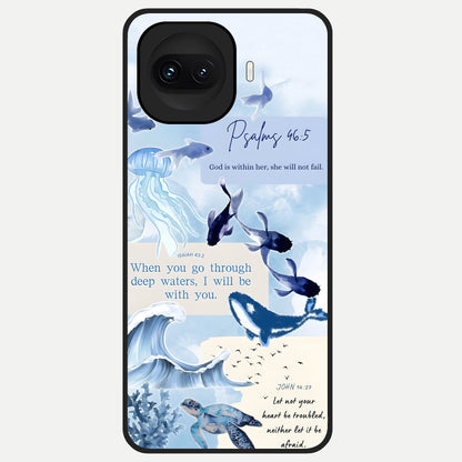 Faithful Ocean Promise Glass Case for iQOO 15R back cover – full design glossy printed glass finish