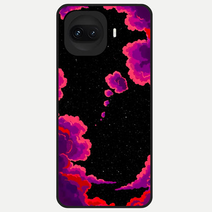  Galaxy Dream Frame Glass Case for iQOO 15R back cover – full design glossy printed glass finish