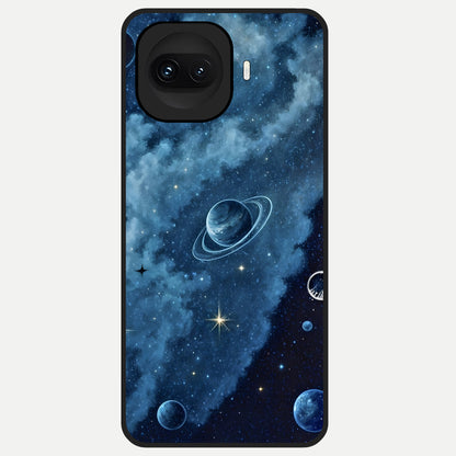  Galaxy Dream Space Glass Case for iQOO 15R back cover – full design glossy printed glass finish