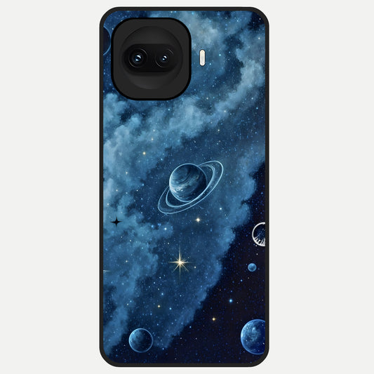  Galaxy Dream Space Glass Case for iQOO 15R back cover – full design glossy printed glass finish