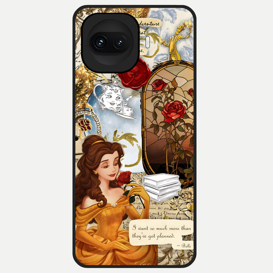  Golden Dream Belle Glass Case for iQOO 15R back cover – full design glossy printed glass finish
