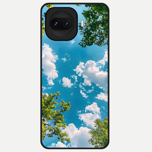 Green Moon Energy Glass Case for iQOO 15R back cover – full design glossy printed glass finish