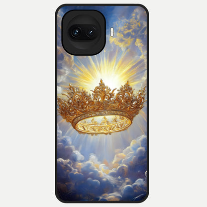  Heavenly Crown Light Glass Case for iQOO 15R back cover – full design glossy printed glass finish