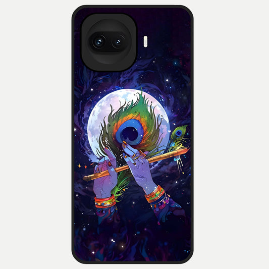  Krishna Hands Art Glass Case for iQOO 15R back cover – full design glossy printed glass finish