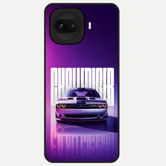  Midnight Muscle Ride Glass Case for iQOO 15R back cover – full design glossy printed glass finish