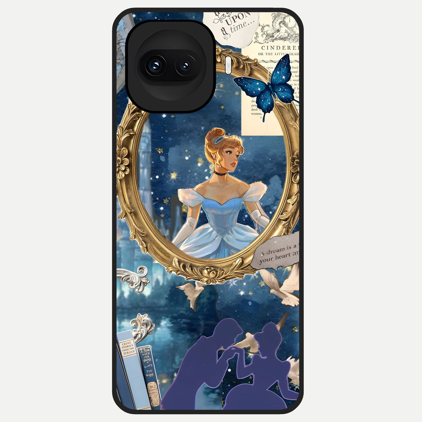  Midnight Queen Glass Case for iQOO 15R back cover – full design glossy printed glass finish