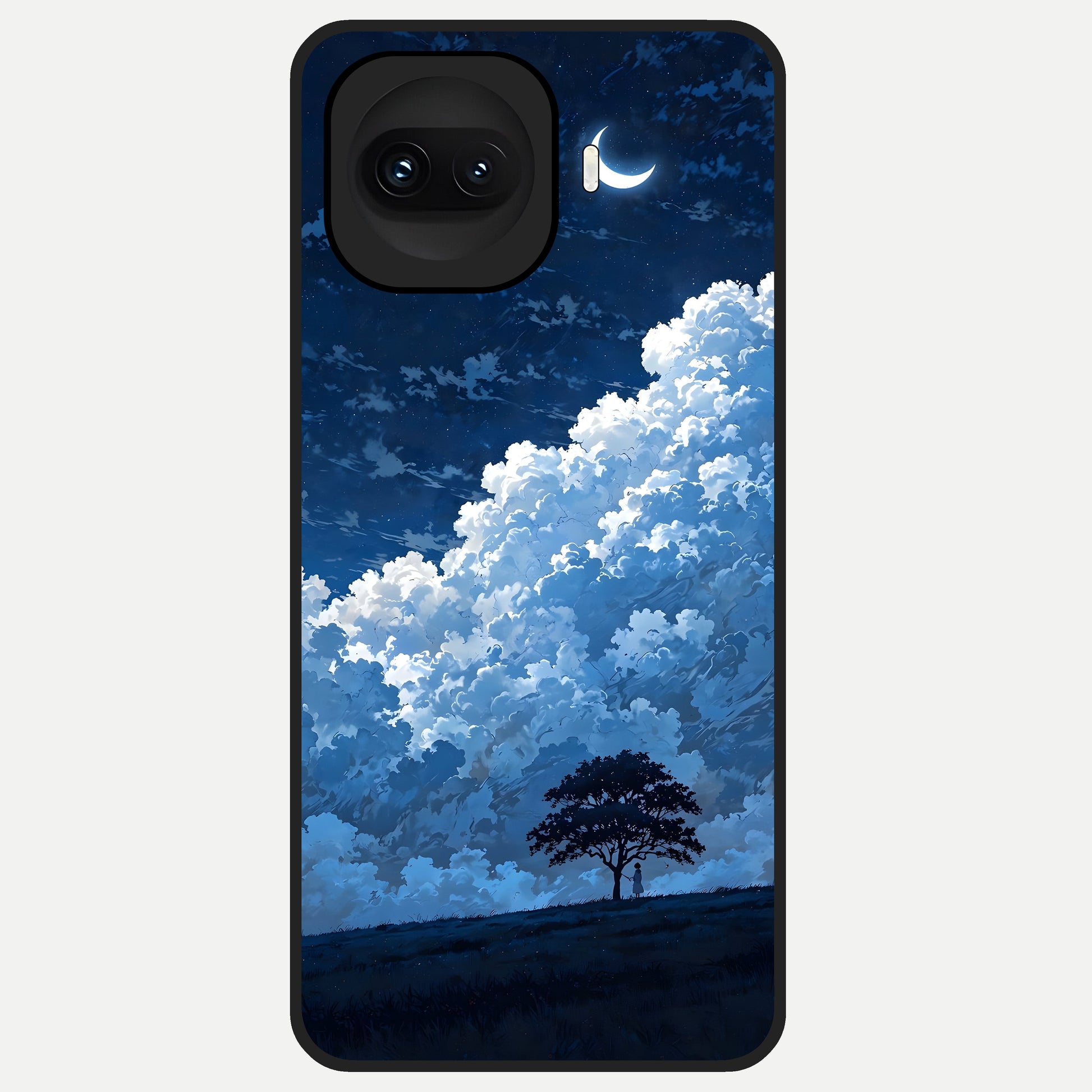  Midnight Sky Serenity Glass Case for iQOO 15R back cover – full design glossy printed glass finish