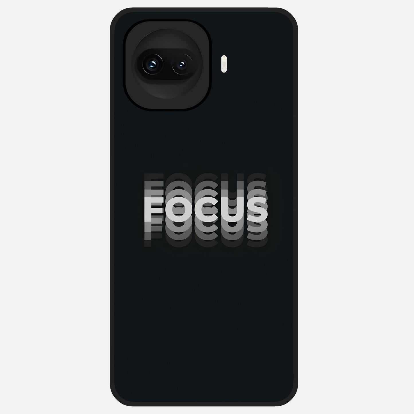  Mono Focus Vision Glass Case for iQOO 15R back cover – full design glossy printed glass finish