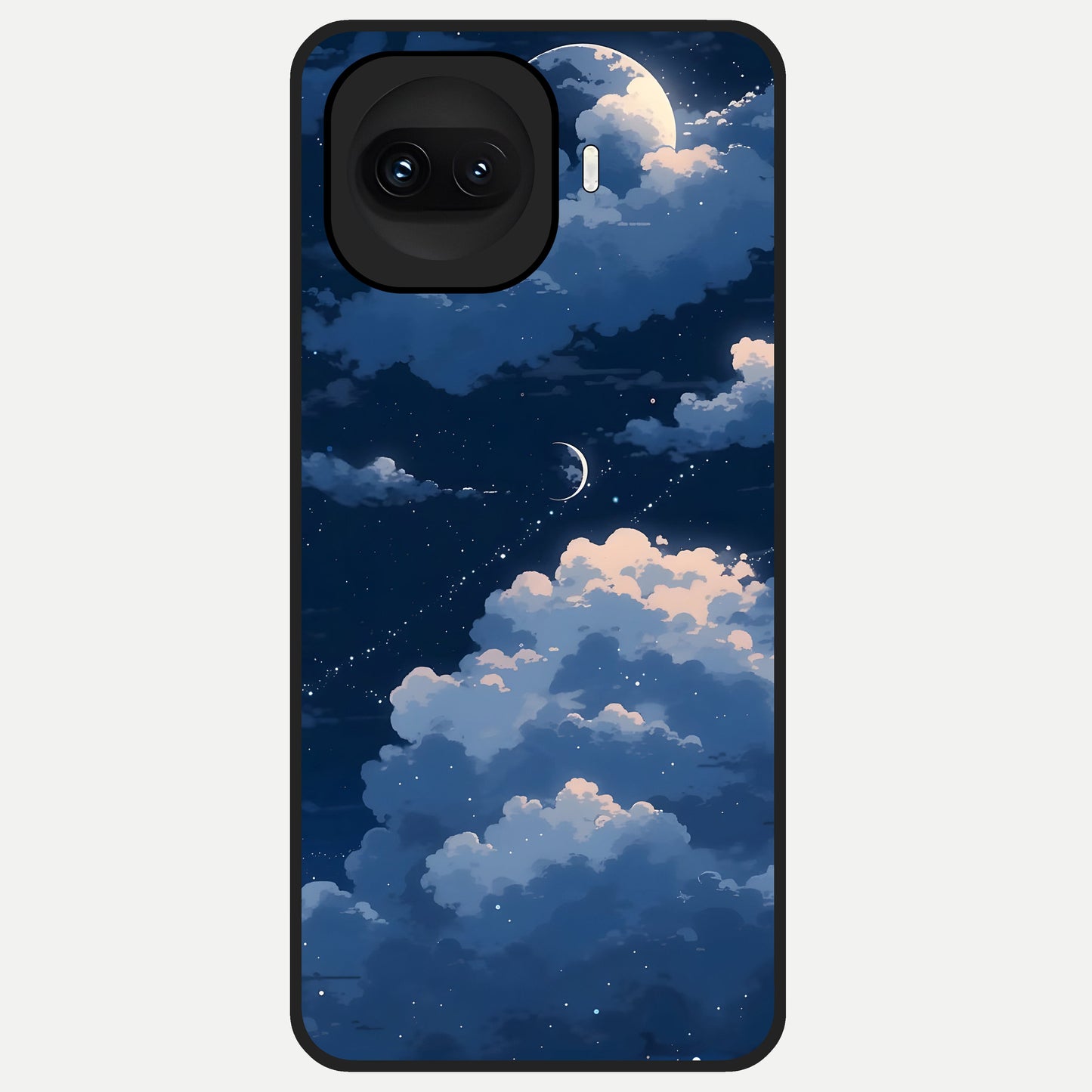  Moon Dream Haze Glass Case for iQOO 15R back cover – full design glossy printed glass finish