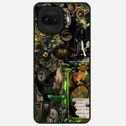  Mystic Woods Secret Glass Case for iQOO 15R back cover – full design glossy printed glass finish