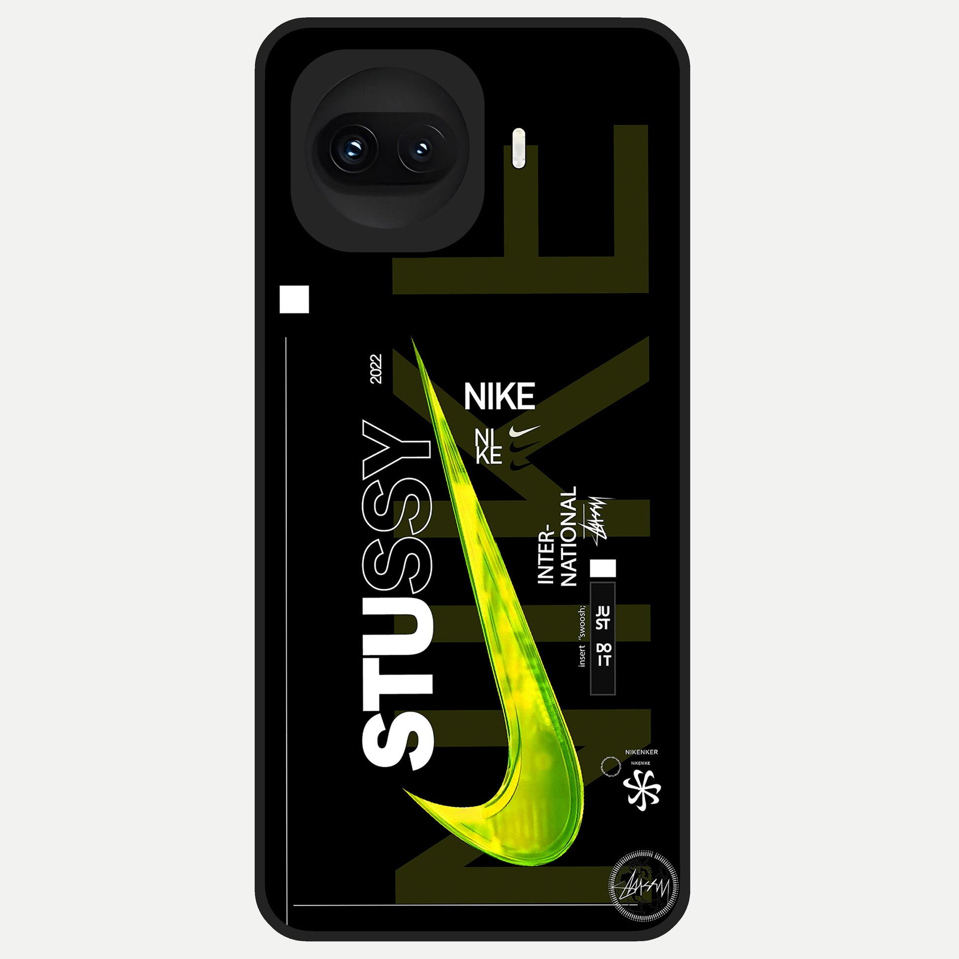  Neon Street Edition Glass Case for iQOO 15R back cover – full design glossy printed glass finish