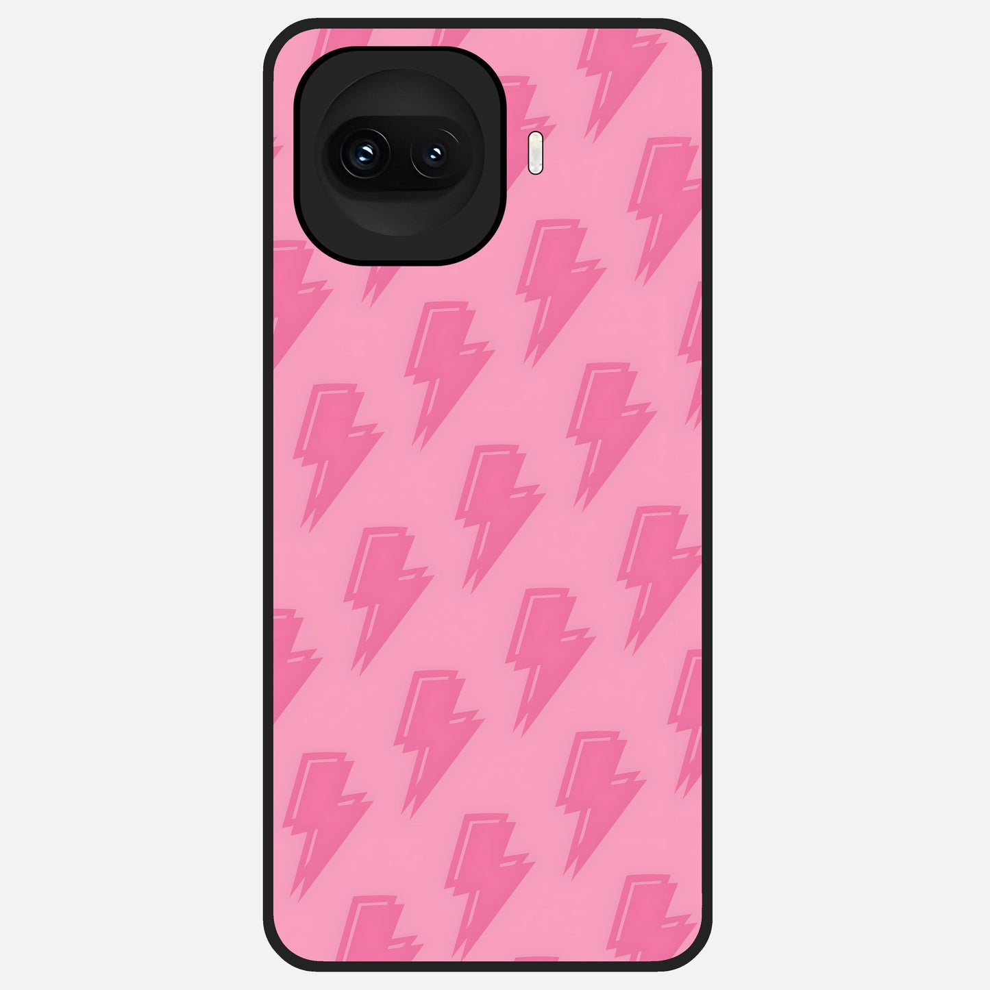  Pink Moo Magic Glass Case for iQOO 15R back cover – full design glossy printed glass finish