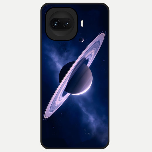  Saturn Ring Mystique Glass Case for iQOO 15R back cover – full design glossy printed glass finish