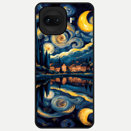  Starry Sky Serenity Glass Case for iQOO 15R back cover – full design glossy printed glass finish