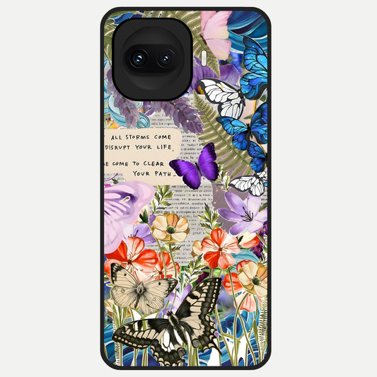  Storm Path Bloom Glass Case for iQOO 15R back cover – full design glossy printed glass finish