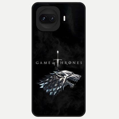  Throne Wolf Legacy Glass Case for iQOO 15R back cover – full design glossy printed glass finish