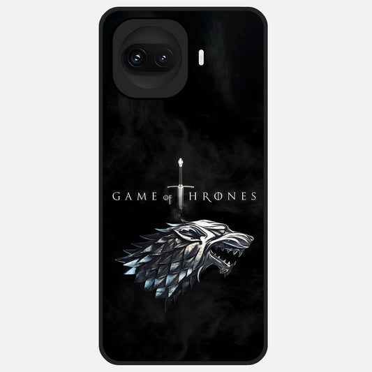  Throne Wolf Legacy Glass Case for iQOO 15R back cover – full design glossy printed glass finish
