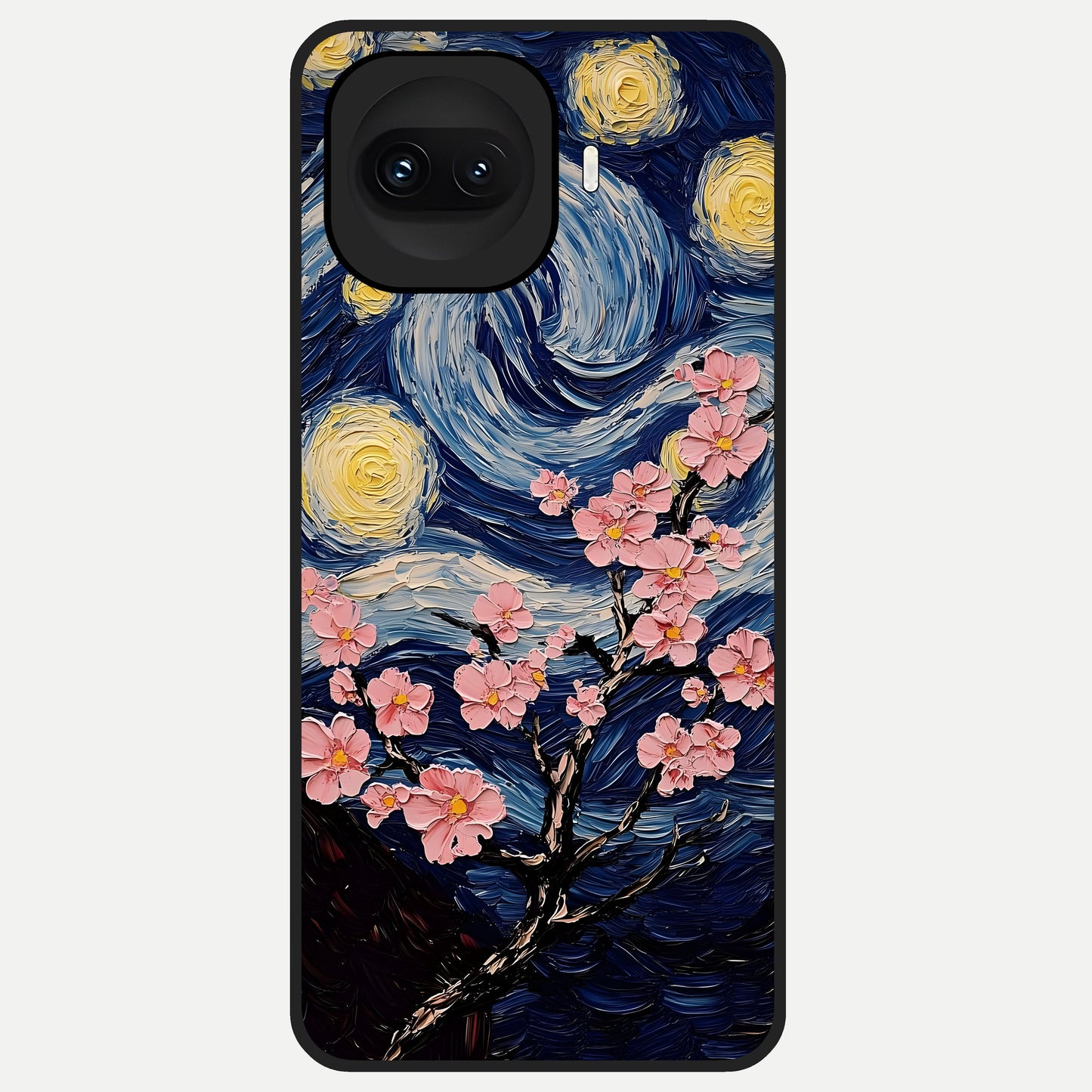  Van Gogh Scenery Glass Case for iQOO 15R back cover – full design glossy printed glass finish