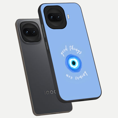  Bright Future Ahead phone case for iQOO 15R showing premium glass back cover with detailed artwork