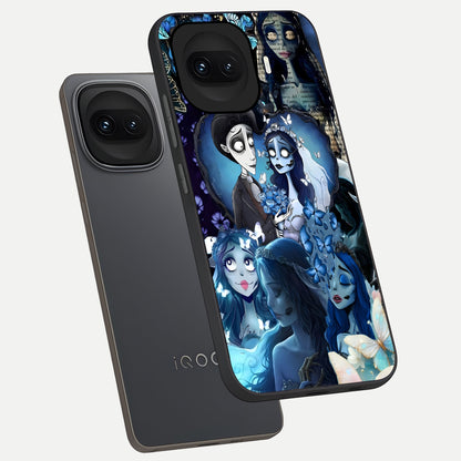  Butterfly Ghost Soul phone case for iQOO 15R showing premium glass back cover with detailed artwork