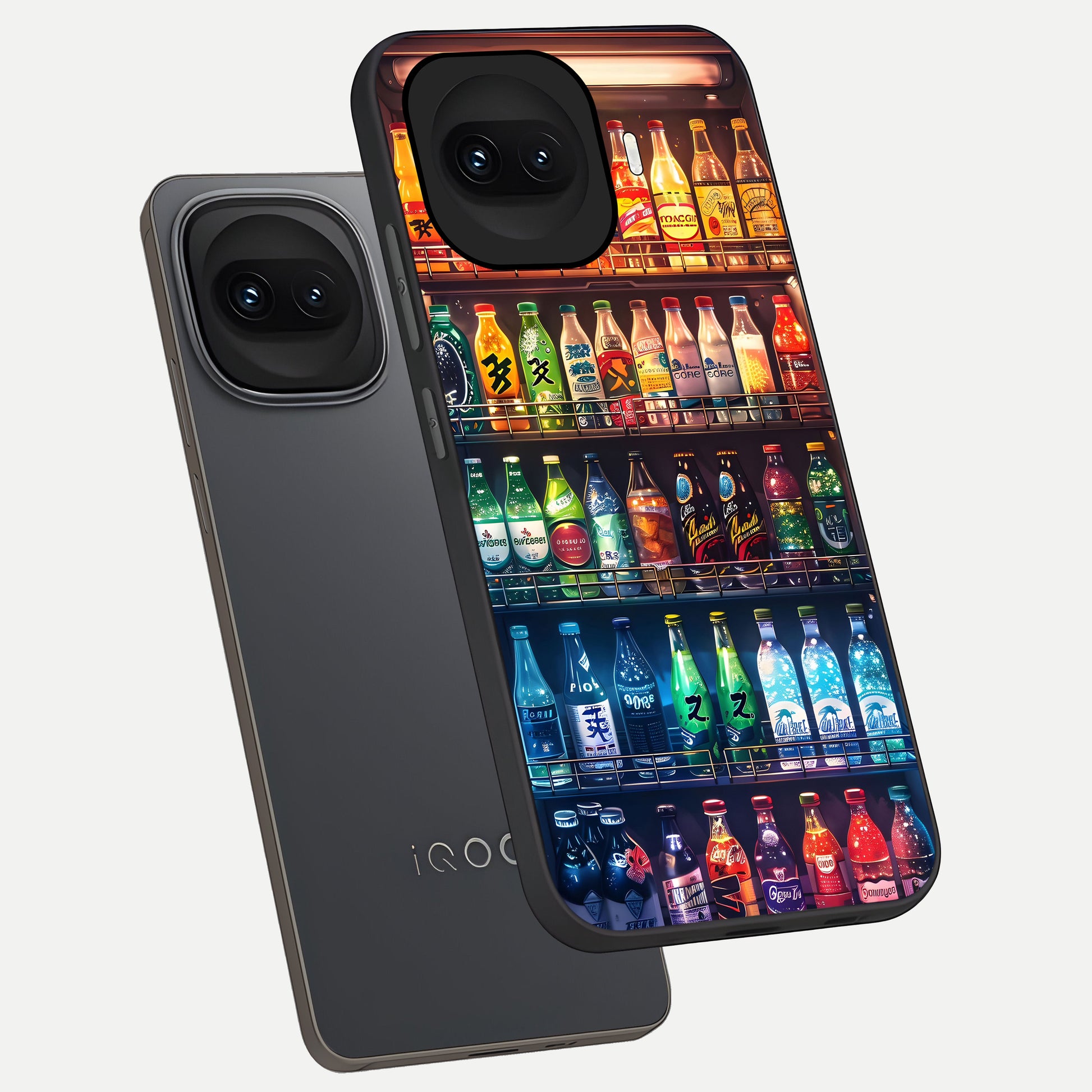  Colorfull Tree phone case for iQOO 15R showing premium glass back cover with detailed artwork