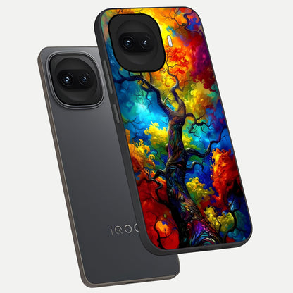 Colorful Soda Bottles phone case for iQOO 15R showing premium glass back cover with detailed artwork