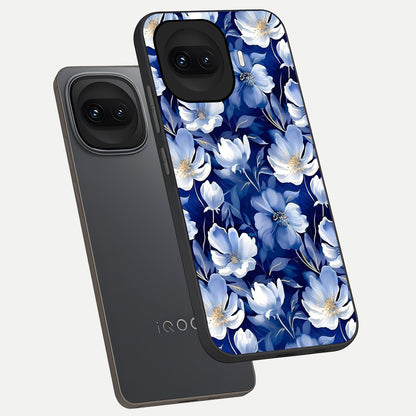  Cute Floral Patterns phone case for iQOO 15R showing premium glass back cover with detailed artwork