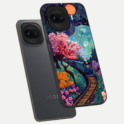  Digital Art phone case for iQOO 15R showing premium glass back cover with detailed artwork
