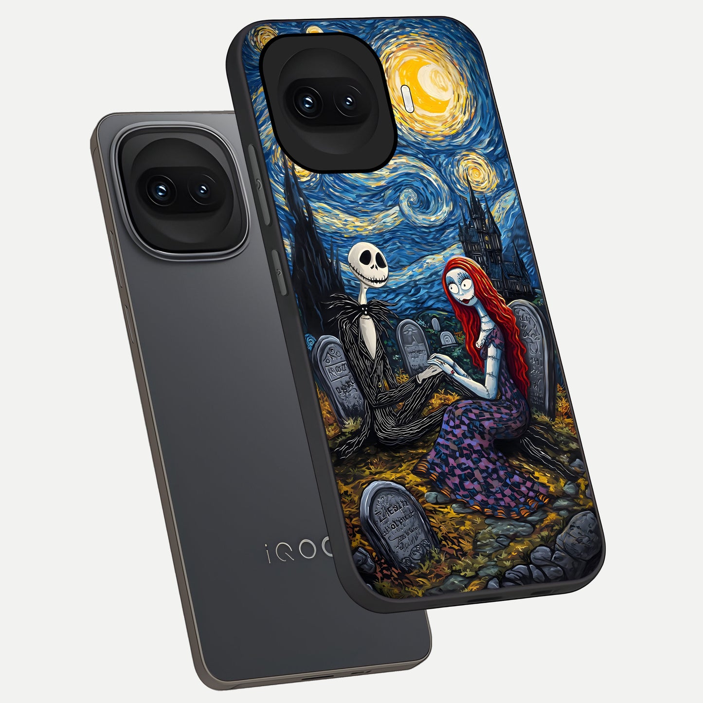  Eternal Night Love phone case for iQOO 15R showing premium glass back cover with detailed artwork