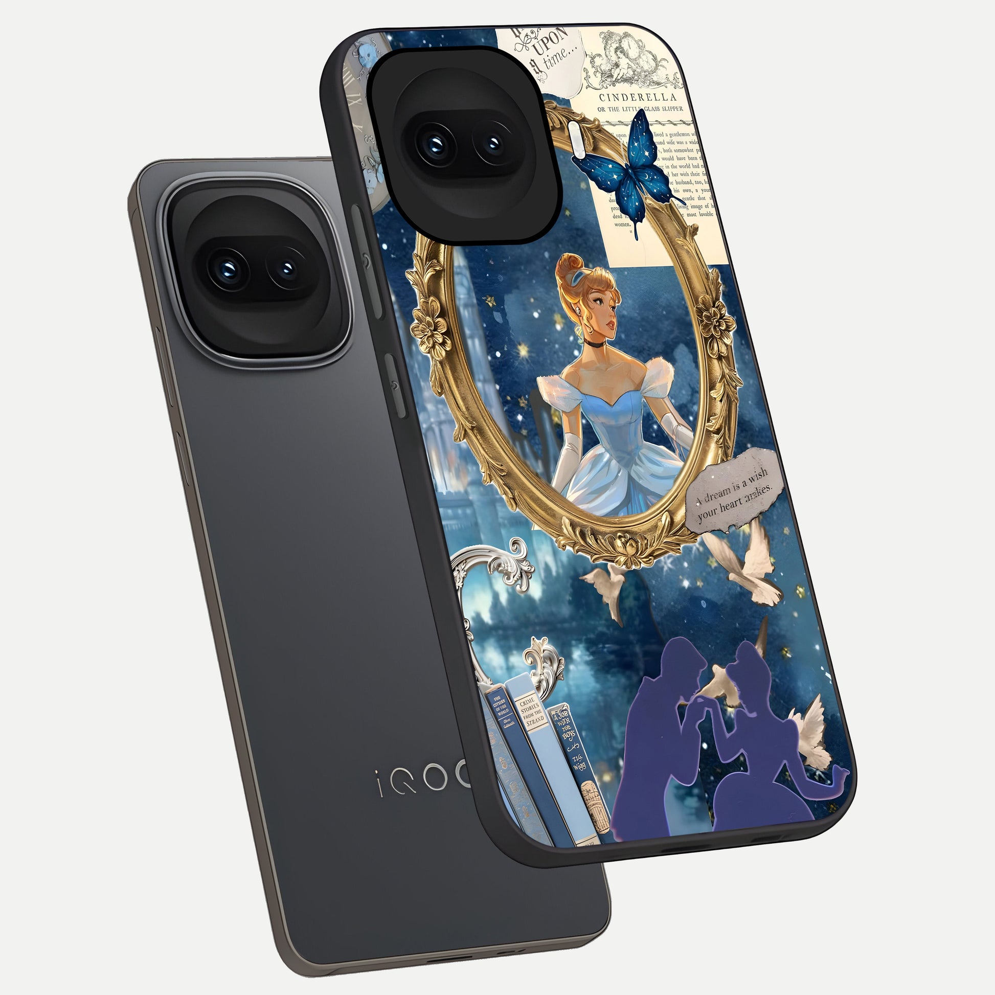  Midnight Queen phone case for iQOO 15R showing premium glass back cover with detailed artwork