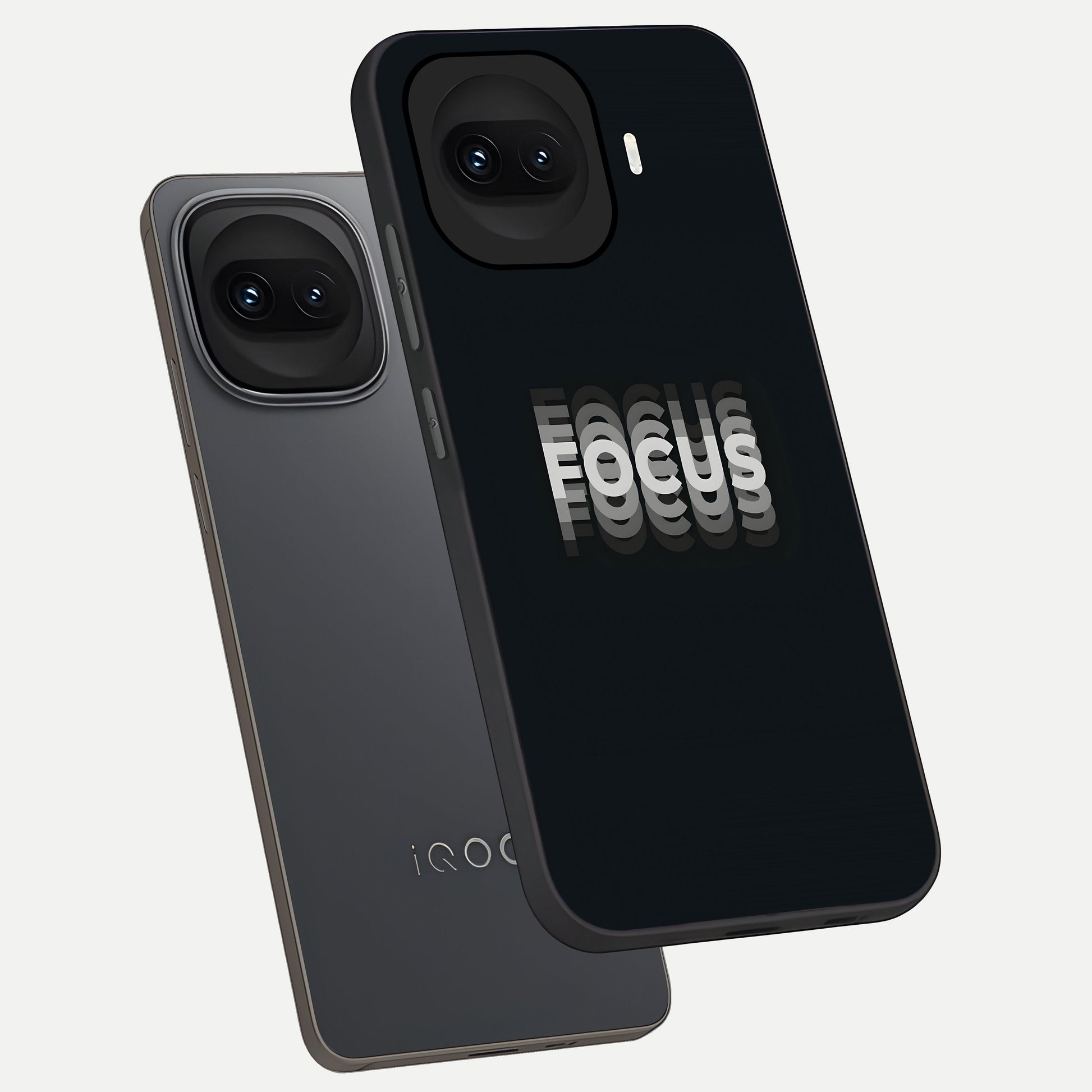  Mono Focus Vision phone case for iQOO 15R showing premium glass back cover with detailed artwork