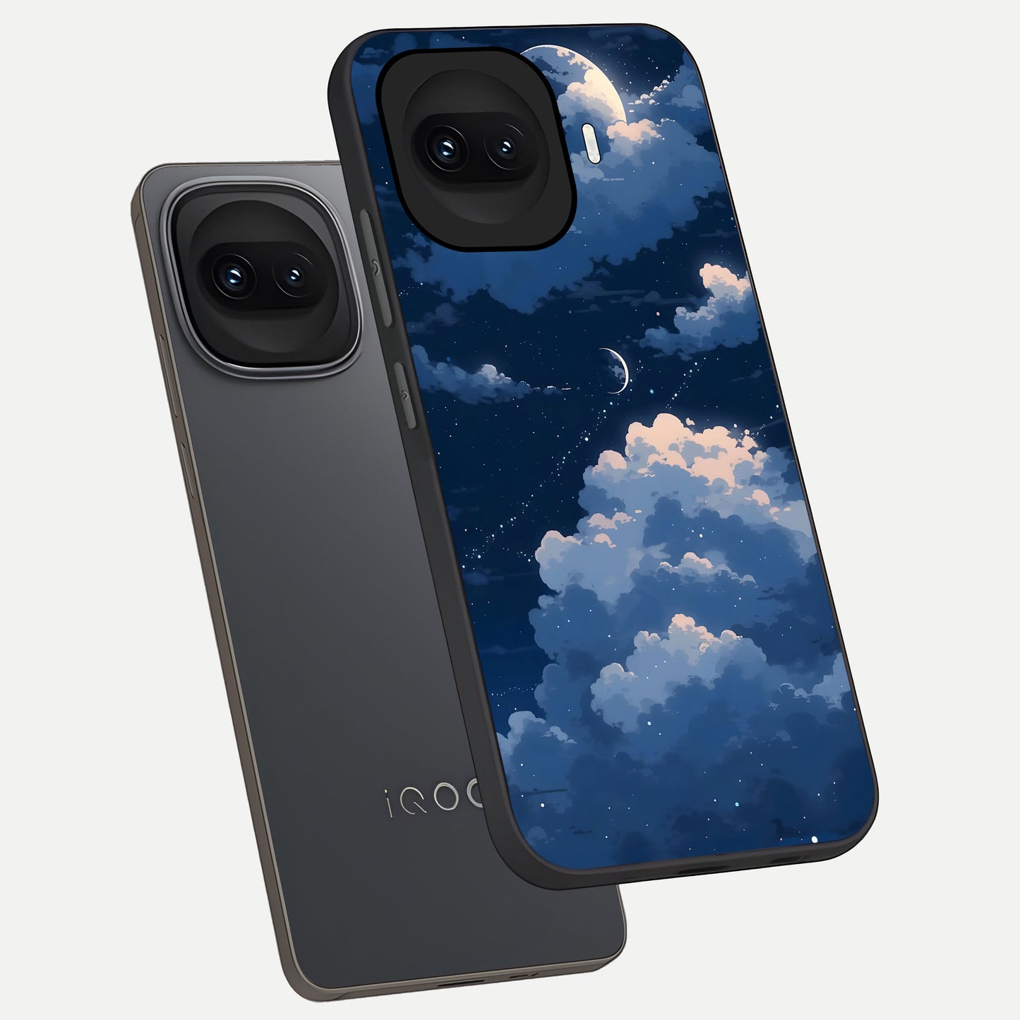  Moon Dream Haze phone case for iQOO 15R showing premium glass back cover with detailed artwork
