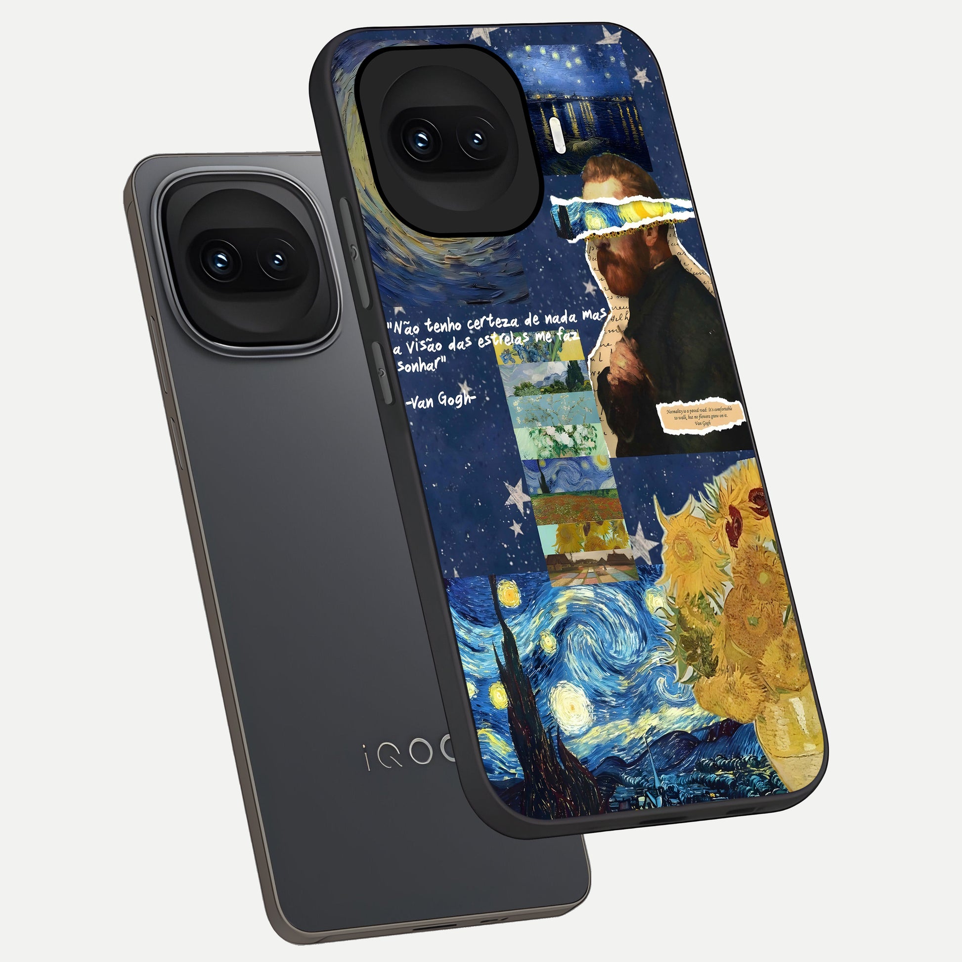  Starry Dream Vision phone case for iQOO 15R showing premium glass back cover with detailed artwork