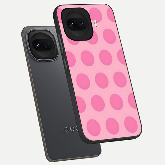  Sweet Dot Dreams phone case for iQOO 15R showing premium glass back cover with detailed artwork