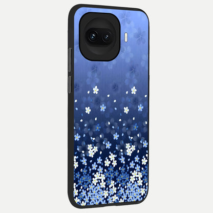  Blue Starry back cover for iQOO 15R slim fit glass case with vibrant aesthetic design