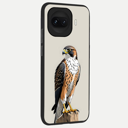  Clever Eagle back cover for iQOO 15R slim fit glass case with vibrant aesthetic design