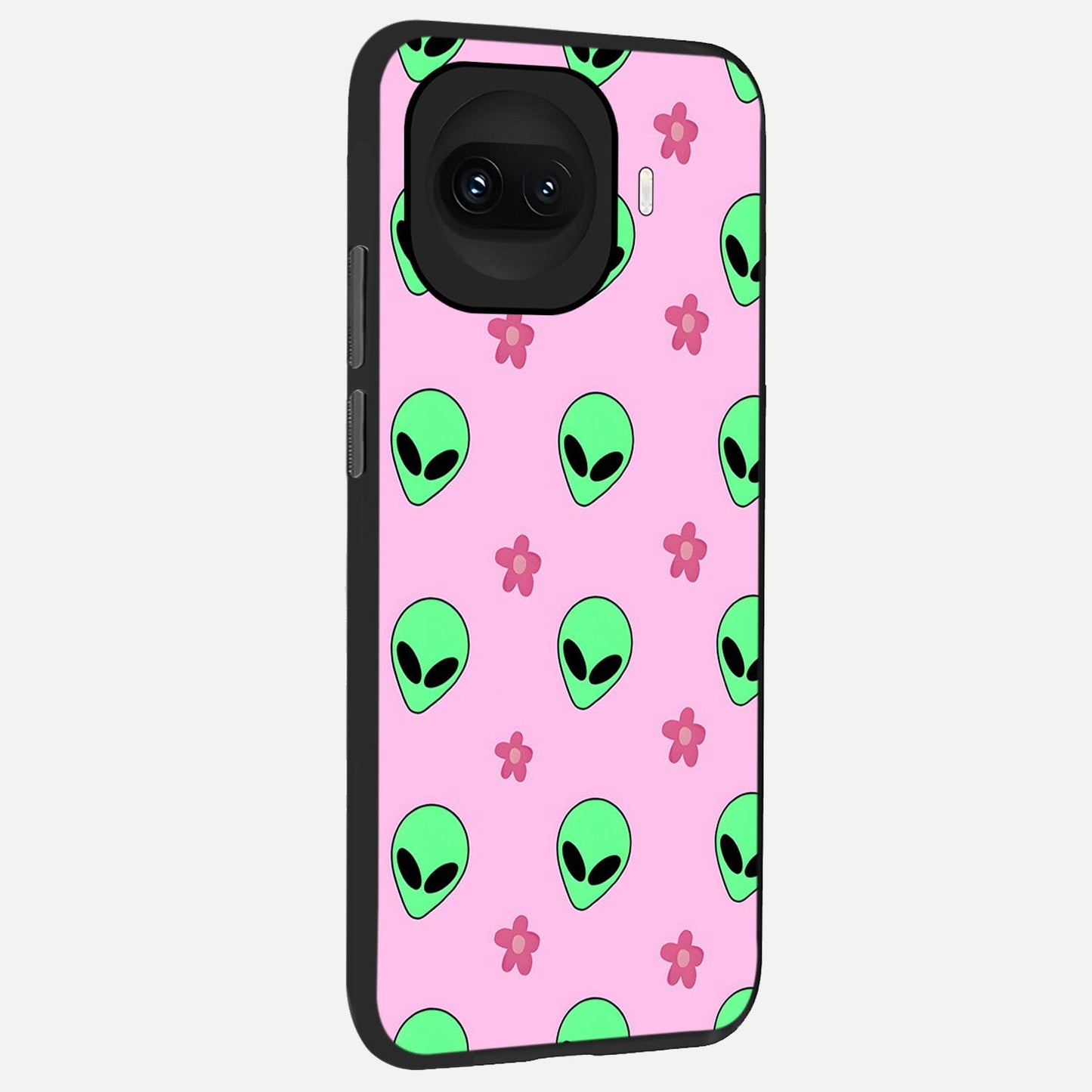  Cosmic Cute Crush back cover for iQOO 15R slim fit glass case with vibrant aesthetic design