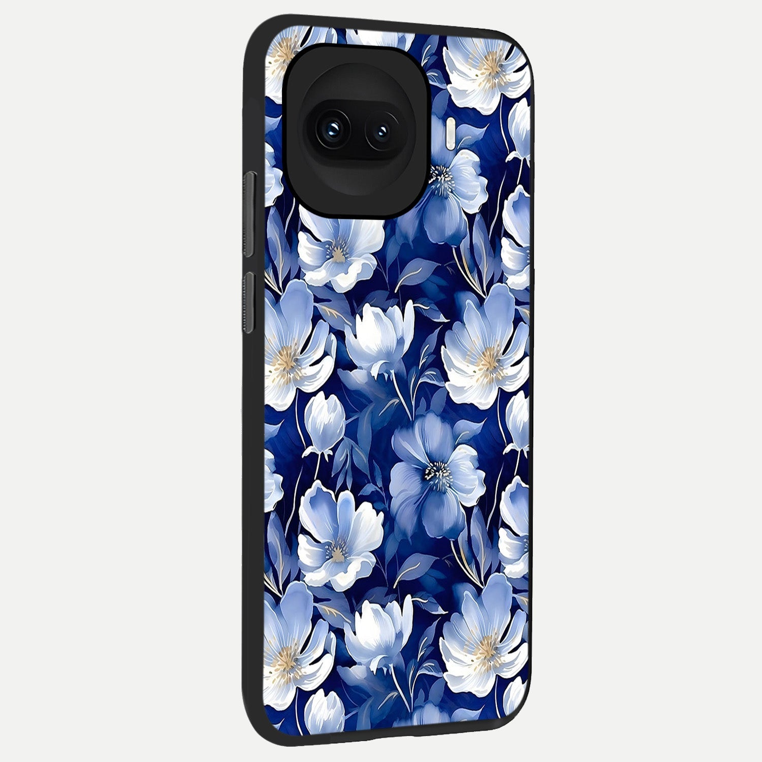  Cute Floral Patterns back cover for iQOO 15R slim fit glass case with vibrant aesthetic design