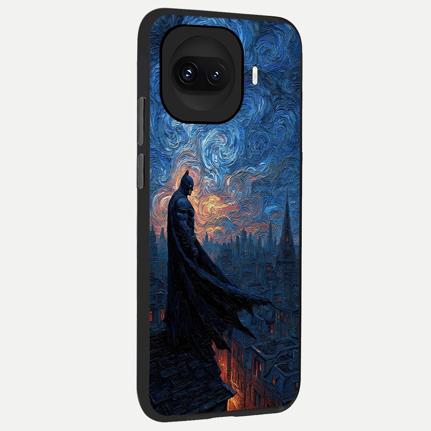  Dark Knight Dusk back cover for iQOO 15R slim fit glass case with vibrant aesthetic design