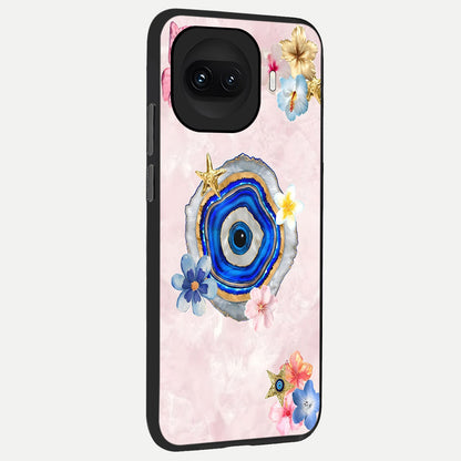  Divine Aura Bloom back cover for iQOO 15R slim fit glass case with vibrant aesthetic design