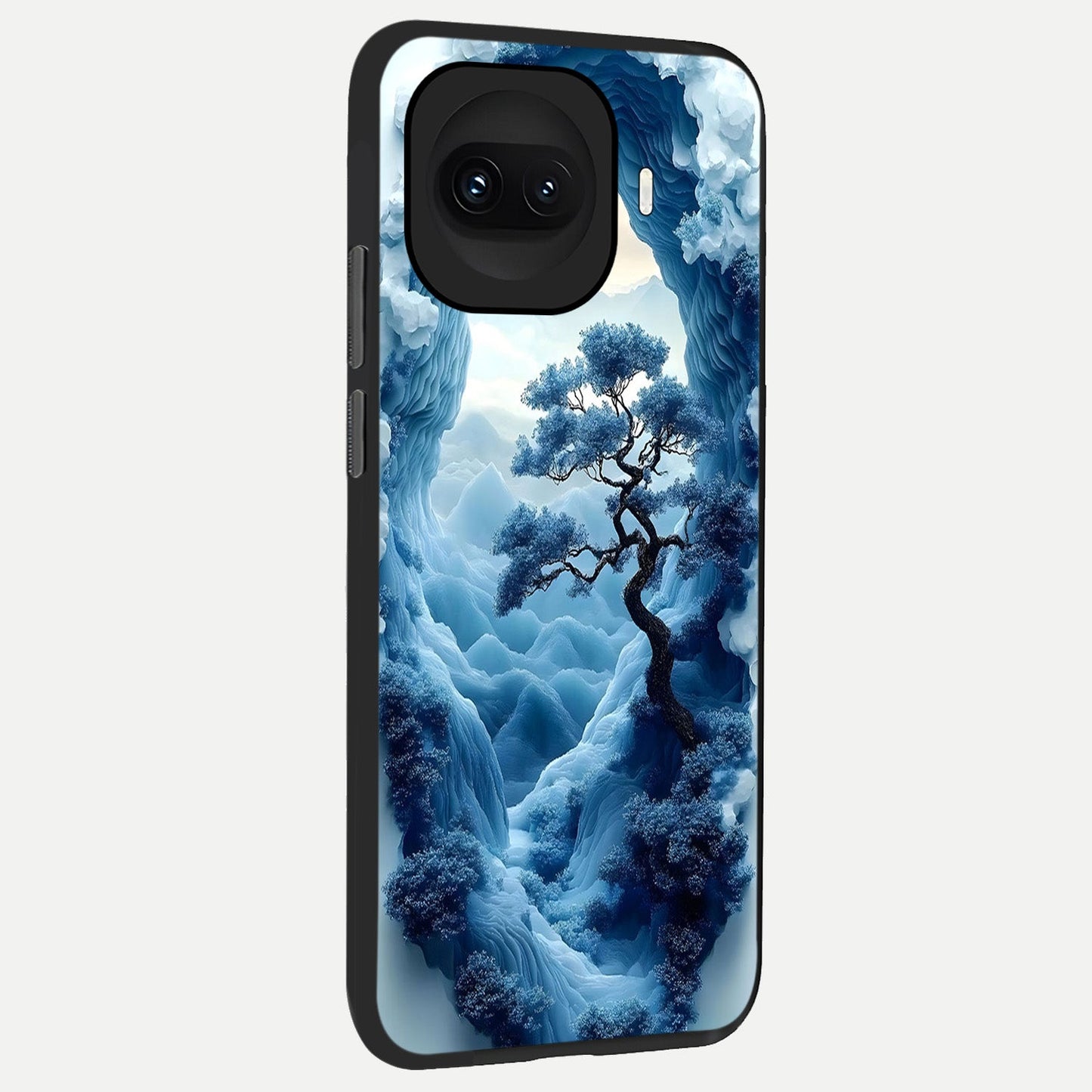  Frozen Serenity Gate back cover for iQOO 15R slim fit glass case with vibrant aesthetic design