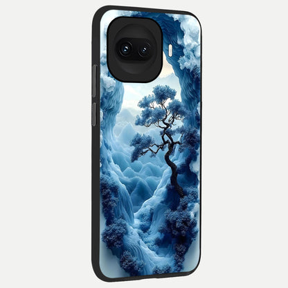  Frozen Serenity Gate back cover for iQOO 15R slim fit glass case with vibrant aesthetic design