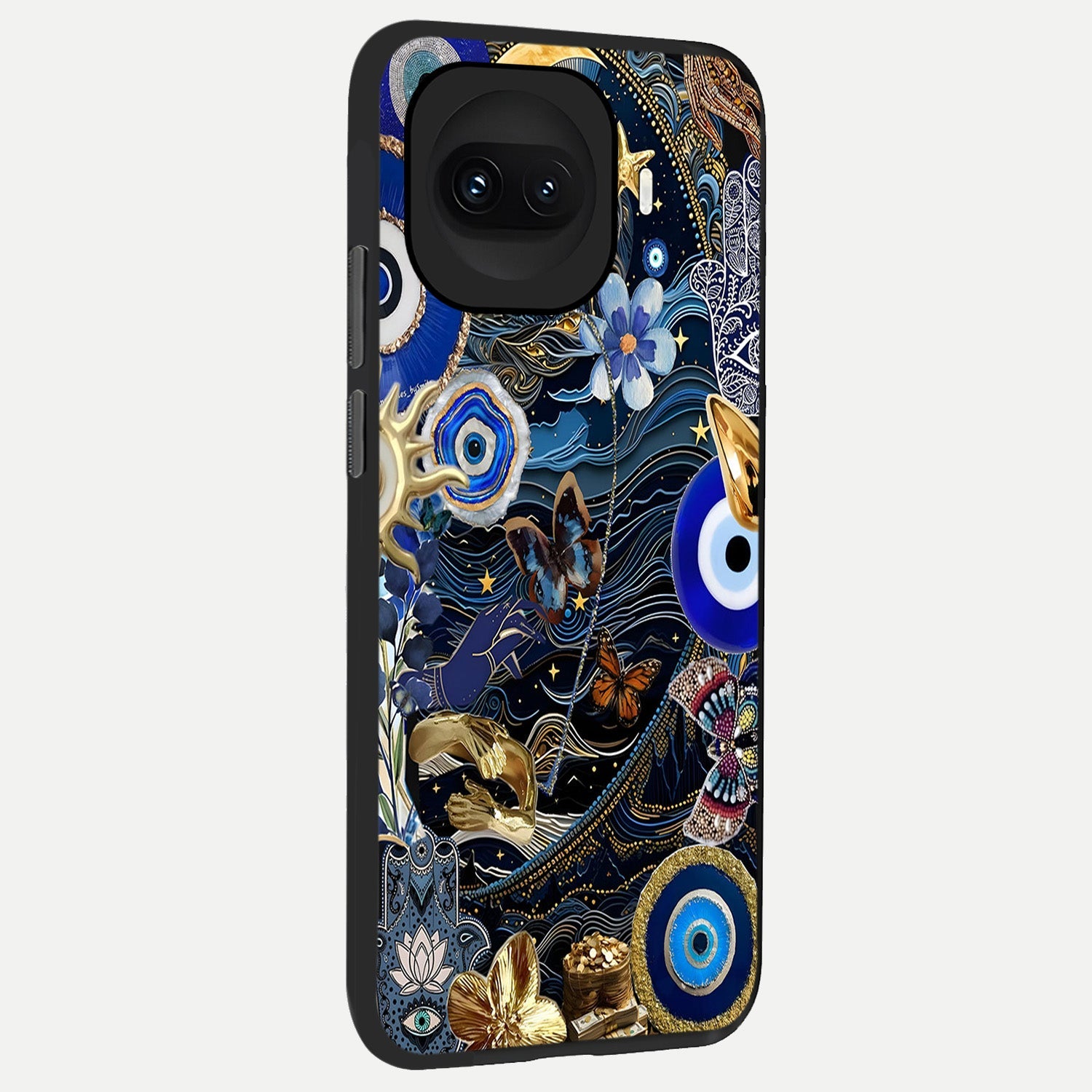  Golden Moon Magic back cover for iQOO 15R slim fit glass case with vibrant aesthetic design